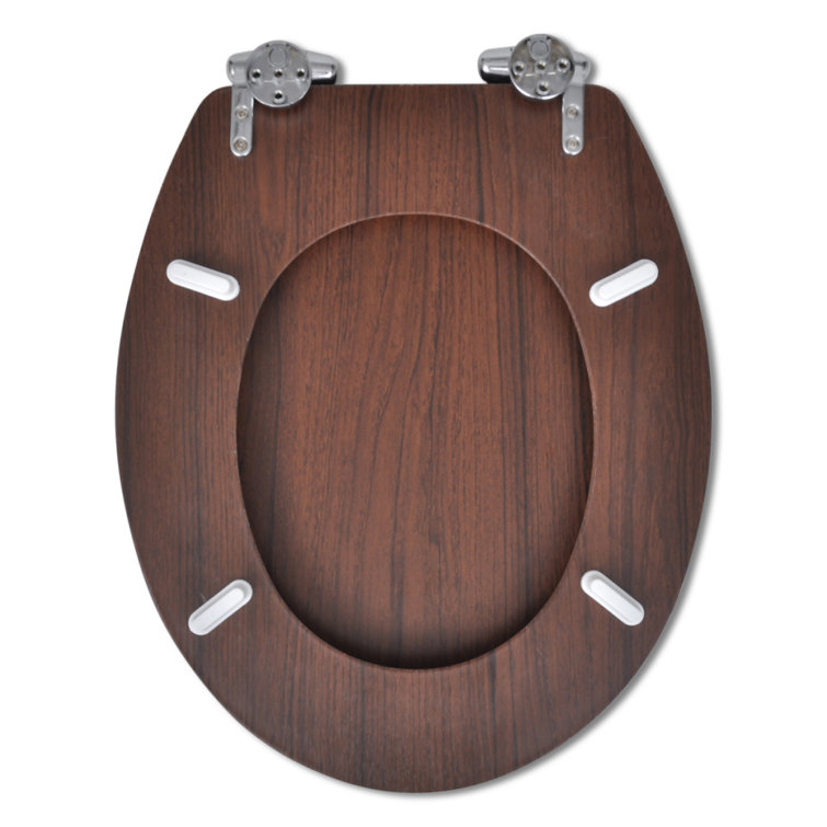 Three Posts Blacksmith Soft Close Round Standard Toilet Seat & Reviews